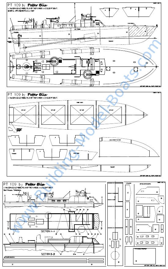 RC PT Boat Plans http://www.building-model-boats.com/model-boats-blog ...