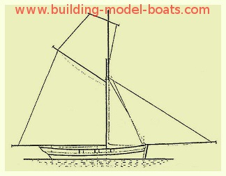 Model Sailing Ship Rigging Plan