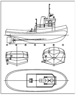 Alsa: Secret Tug boat model plan