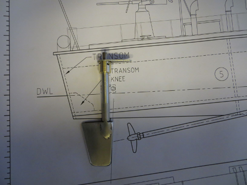 Fabricated PT Boat rudder made of Stainless Steel