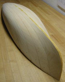 bread and butter hull sanded