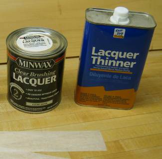 nitrocellulose lacquer (dope) and thinner commercial examples photo