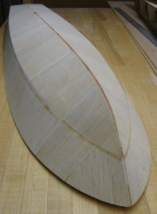 elco pt boat hull sanded