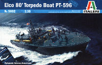 italeri pt boat model box art