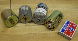 small to medium size permanent magnet motors for model boats