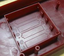 photo of battery compartment of the mini hobby uss arizona 