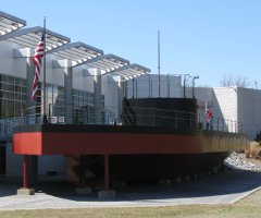 picture of uss monitor replica as built