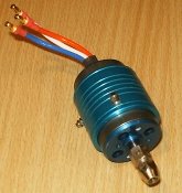 brushless electric motor with cooling jacket
