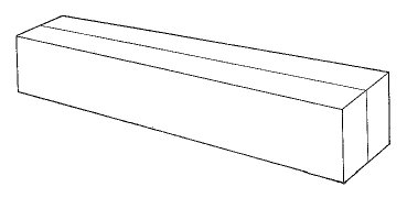 model boat hull block with centerline