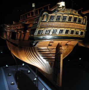 Plank on frame at it's best. Ship model by August F. and Winnifred Crabtree - on permanent display at the Mariners' Museum.