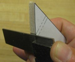 a small square is used for marking parts relative position