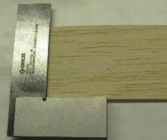 cut a straight edge at the end of a sheet of balsa