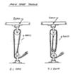 Examples of two types of tackle for a sail boat main sheet.