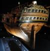 Plank on frame at it's best. Ship model by August F. and Winnifred Crabtree - on permanent display at the Mariners' Museum.