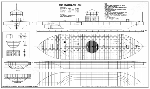 uss monitor plans