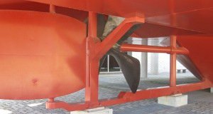 picture of uss monitor replica propeller